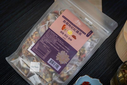 Cha Yuen – 50pcs Fetal Chrysanthemum Red Wolfberry Red Date Tea Promoting Vision Health and Enhancing Relaxation