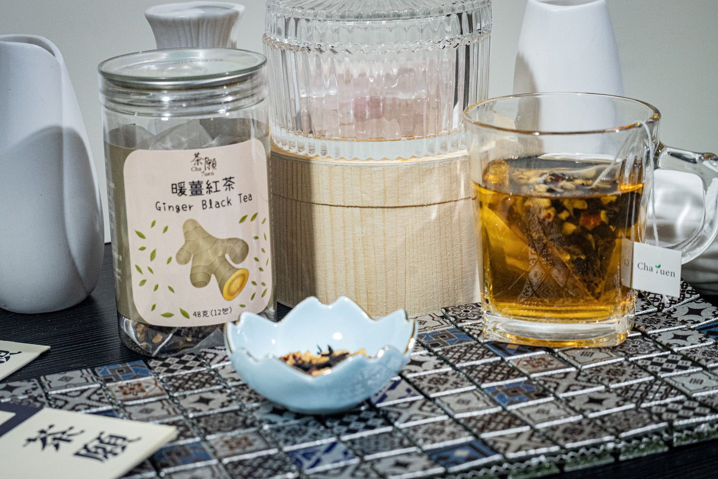 Cha Yuen – 12pcs Ginger Black Tea alleviate discomfort associated with menstruation by providing warmth