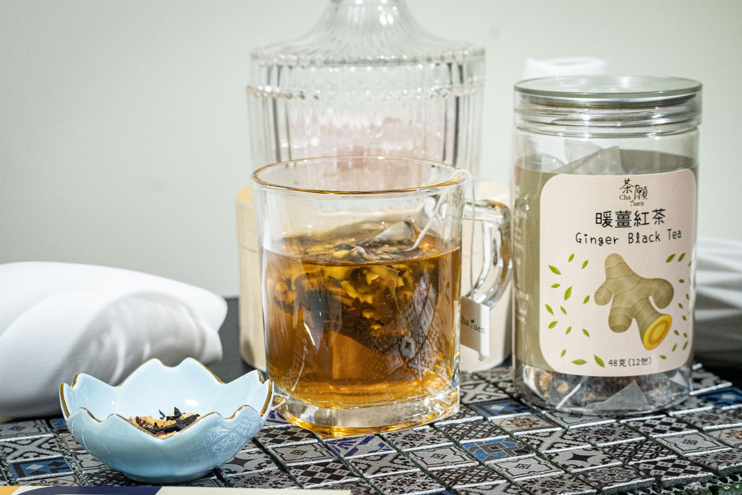 Cha Yuen – 12pcs Ginger Black Tea alleviate discomfort associated with menstruation by providing warmth