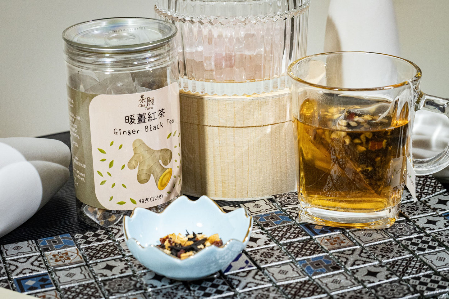 Cha Yuen – 12pcs Ginger Black Tea alleviate discomfort associated with menstruation by providing warmth