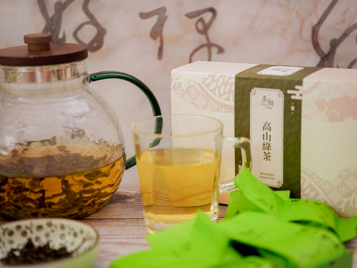 Cha Yuen – 25pcs Mountain Green Tea Chinese Traditional Green Tea