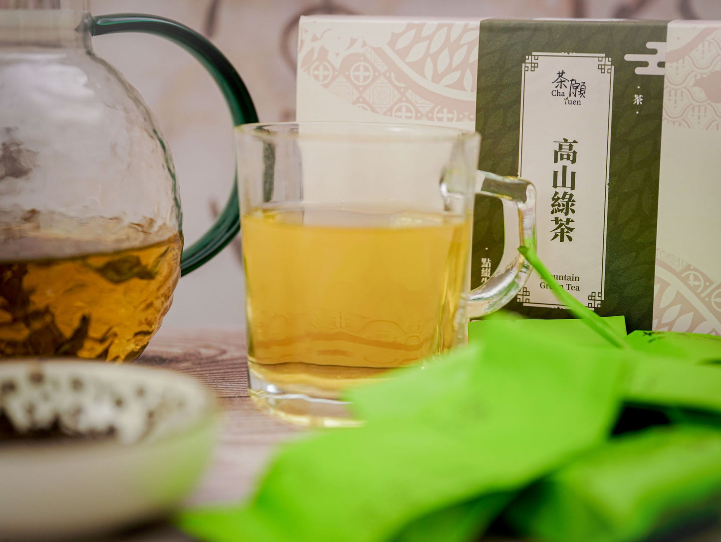 Cha Yuen – 25pcs Mountain Green Tea Chinese Traditional Green Tea