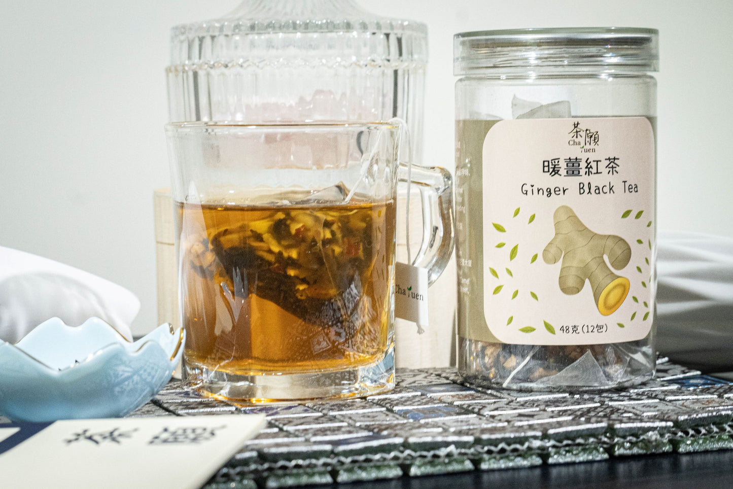 Cha Yuen – 12pcs Ginger Black Tea alleviate discomfort associated with menstruation by providing warmth