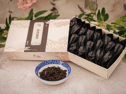 Cha Yuen – 25pcs Pu’er Ripe Tea Chinese Traditional Pu’er Tea