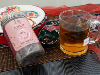Cha Yuen – 12pcs Rose Black Tea Health-enhancing herbal tea for wellness and weight management